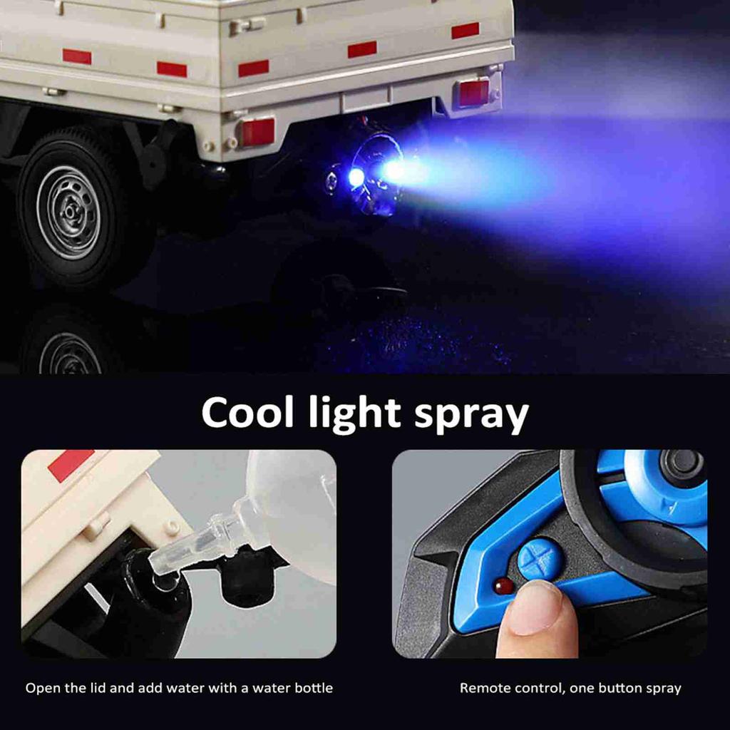 RC Transport Car Multi Direction Driving 1/16 Scale 2.4Ghz Remote Control Sprayer Transport Truck for Kids Remote Control Truck