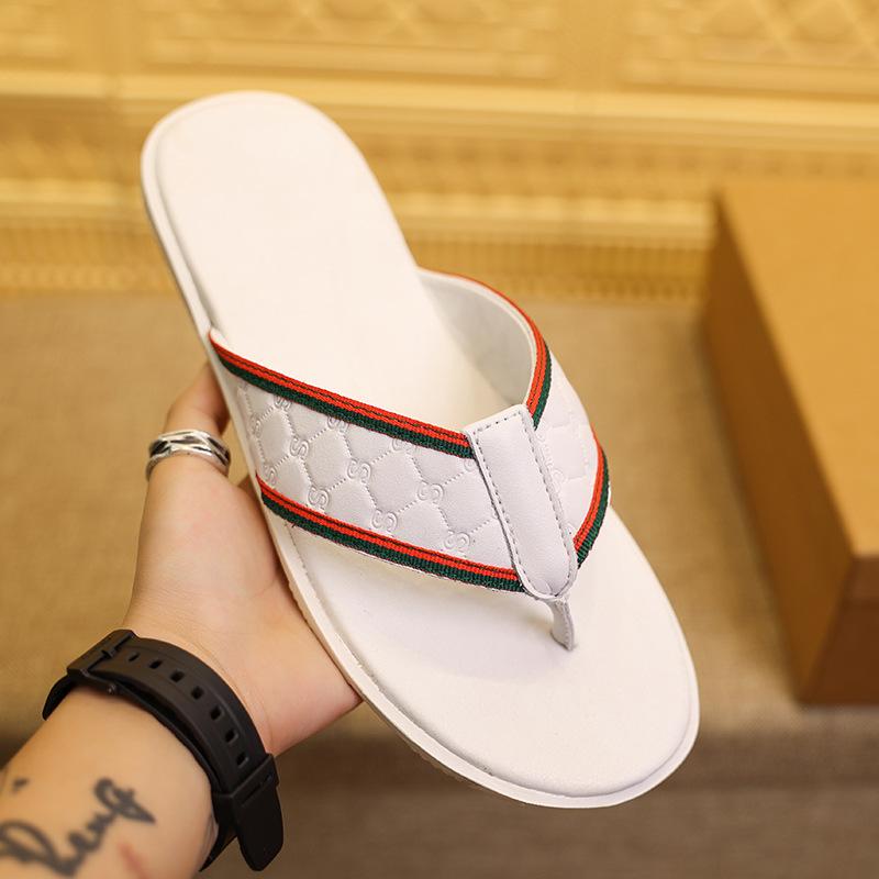 Flip Flops Summer New Men's Shoes Trendy Brand Indoor Outdoor Open-toe Sandals Light Casual Slippers Men