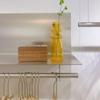 Wall Mounted Cloth Racks Silver Stainless Steel Kitchen Bedroom Corner Hotel Clothes Hanger Storage Perchero Modern Furniture