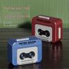 2025 Retro Keychain Cassette Recorder Charm - Mini Player for Kids & Teens