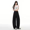 2026 Spring Women's Relaxed Wide-Leg Casual Pants: Loose, Versatile, Floor-Length Salt-Style Design