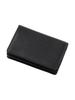 Business Card Genuine Simple Black Men's Holder/Card Case, Leather, Design, / ULNC01-BL