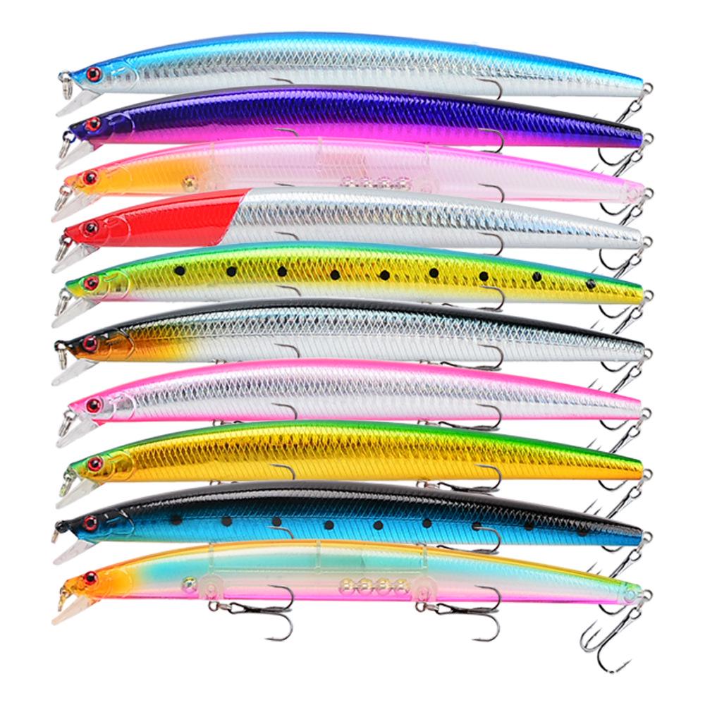 18.5cm Silver/Black Carp, Bass & Mandarin Fish Floating Minnow Popper Lure - 22.3g