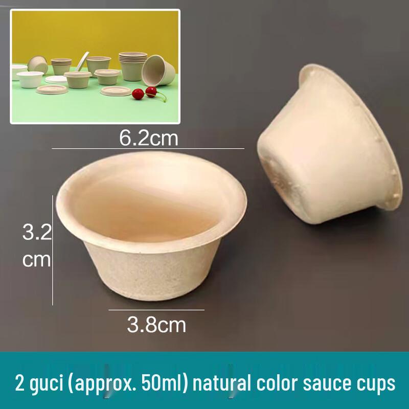 Disposable Pulp Sauce Containers
