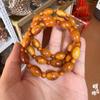 Taihang Cypress Olive Beads Mala Bracelet 1.2x1.7 with 0.6 Spacer Beads for Men & Women