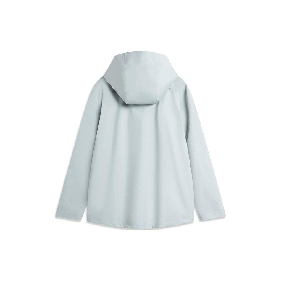 Li Ning CF Reflective Waterproof Breathable Hooded Outdoor Jacket Men Jacket Light-Moon ACFU005-2