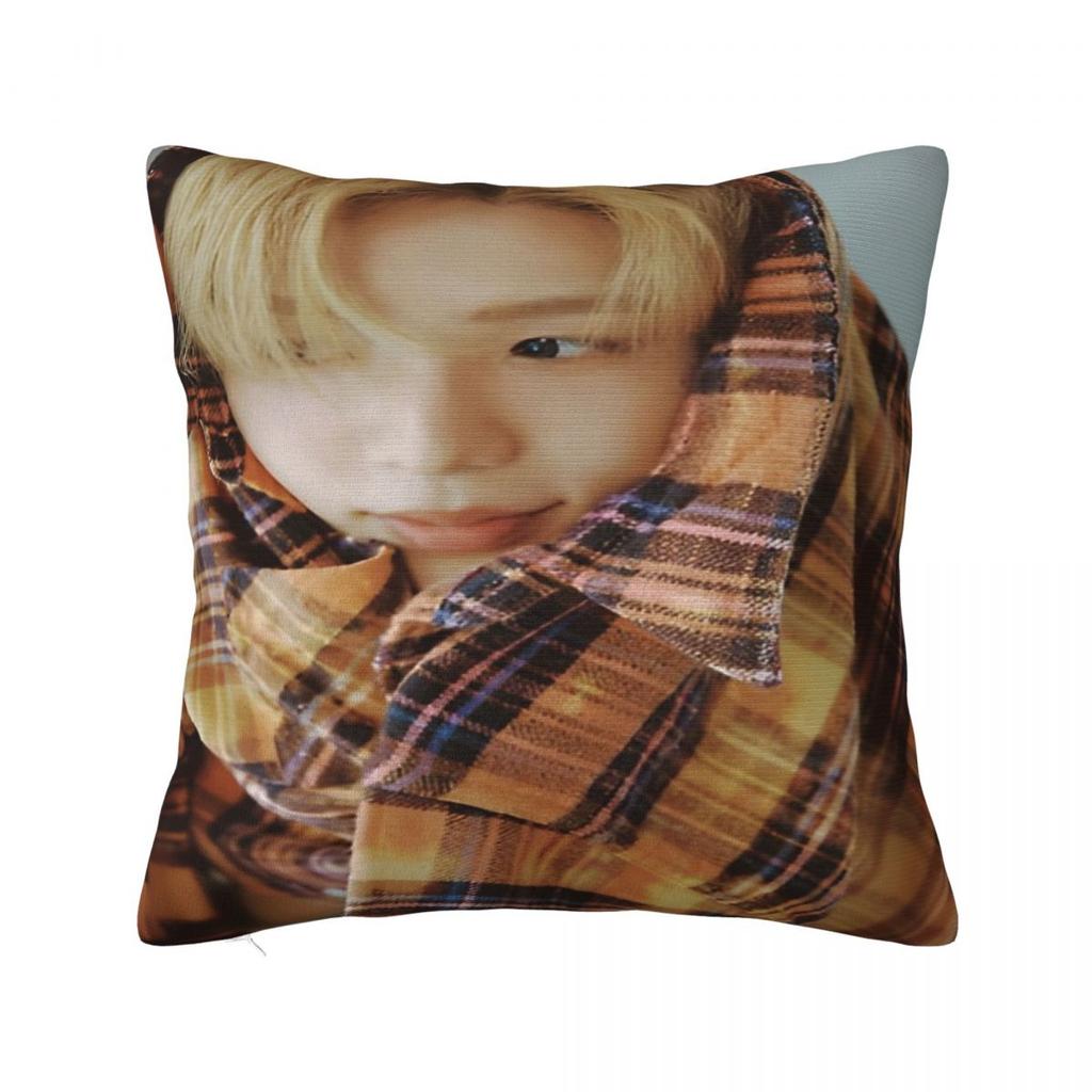 Sofa Decor Riize Kpop Style Idol Boy Group Pillowcase Accessories Pillow Cover Square Multi Size