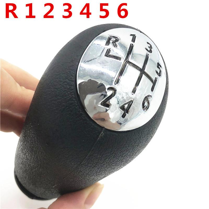 For Renault Clio III MK3 Megane Scenic MK2 2003-2009 Car Styling Accessories Gear Shift Knob Hand Speed Handle Interior Parts