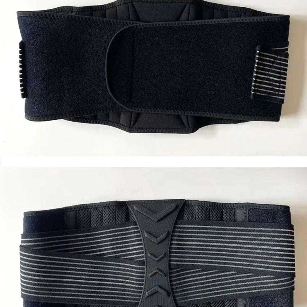 Pressurization Spine Support Belt Adjustable Orthopedic Lumbar Belt Waist Trainer Belt  Workout