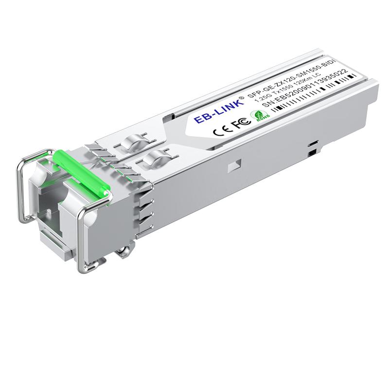 

EB-LINK Gigabit SFP Optical Module, Single-Mode Single-Fiber, 120km