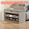 Entrance Shoe Changing Stool Convenient Wooden Shoe Cabinet Integrated Shoe Changing Stool High-end Feeling Shoe Changing Stool