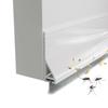 39" Length Door Seal Strip Brush Design Door Draft Stopper Under Door Gap Filler  Universal Fit