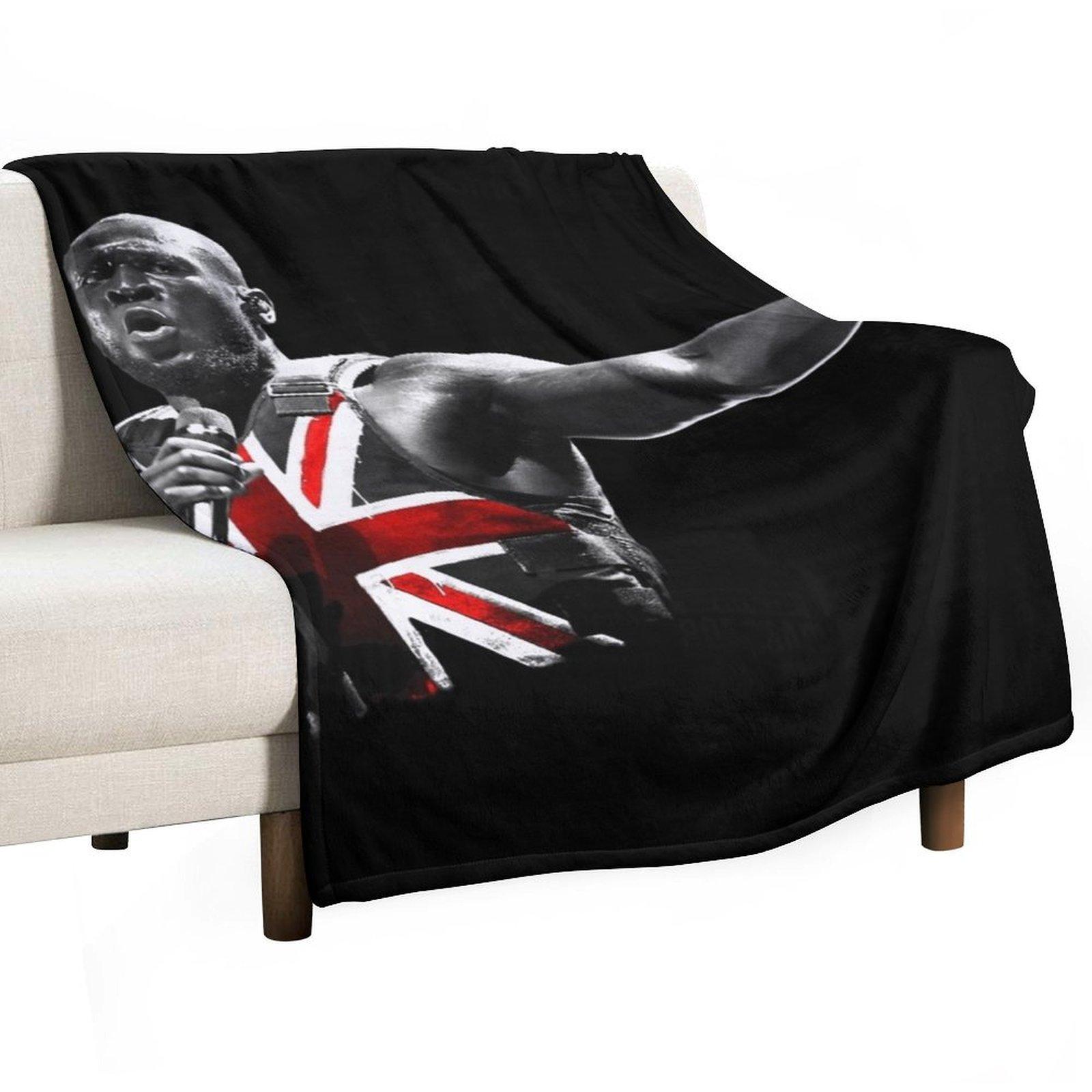Stormzy - Glastonbury 2019 Throw Blanket Luxury Thicken Thermals For Travel Large Decoratives Blankets 30x40in