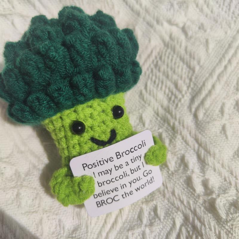 Potato Wool Broccoli Carrot Eggplant Crocheted Pineapple Positive Energy Wool Doll Finished Crocheted