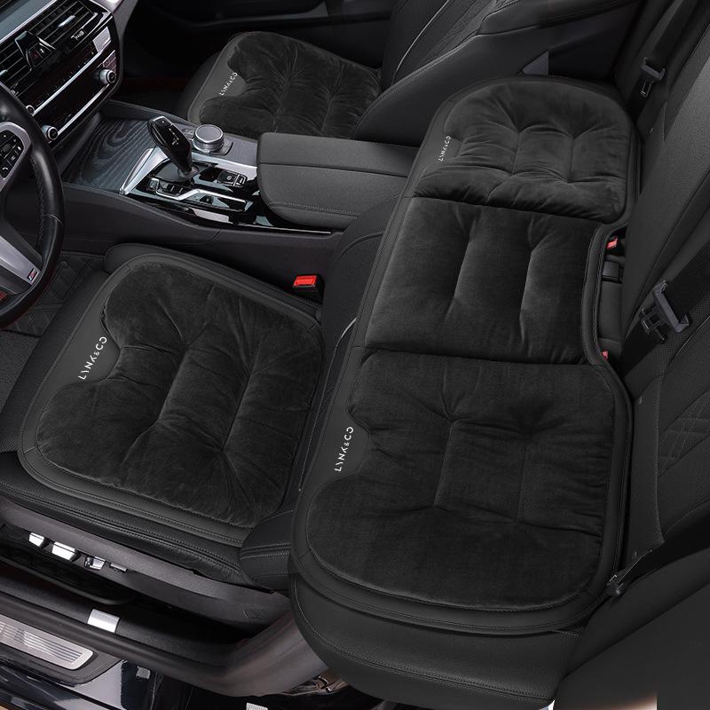 Winter Plush Car Seat Cover for Lynk & Co 01-03, 05-06, 09: Rear Seat Cushion for Warmth