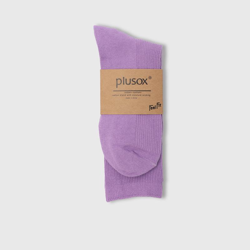 Dámské froté ponožky na podzim Jednobarevné bavlněné ponožky střední délky, Dámské dvoujehlové ponožky v barvách bonbónů