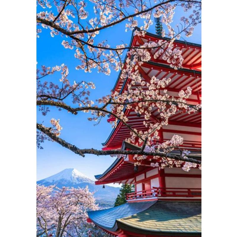 

5D DIY Алмазная картина Зимний лес Пейзаж Алмазная вышивка Набор для вышивки крестом Полный горный хрусталь Мозаика Домашний декор Round 30x40cm