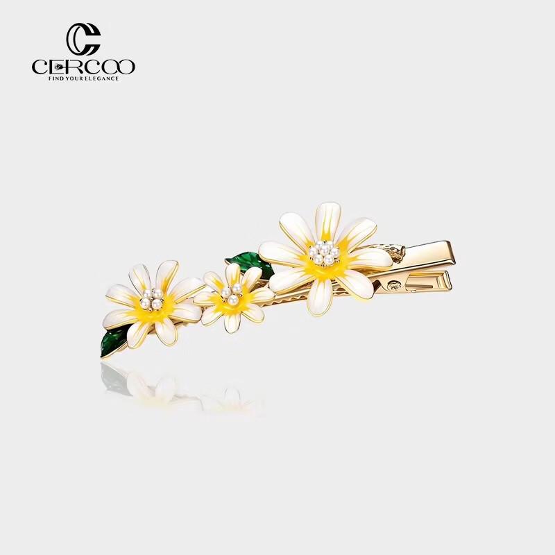 Cercoo Daisy Handmade Elegant Hair Clip