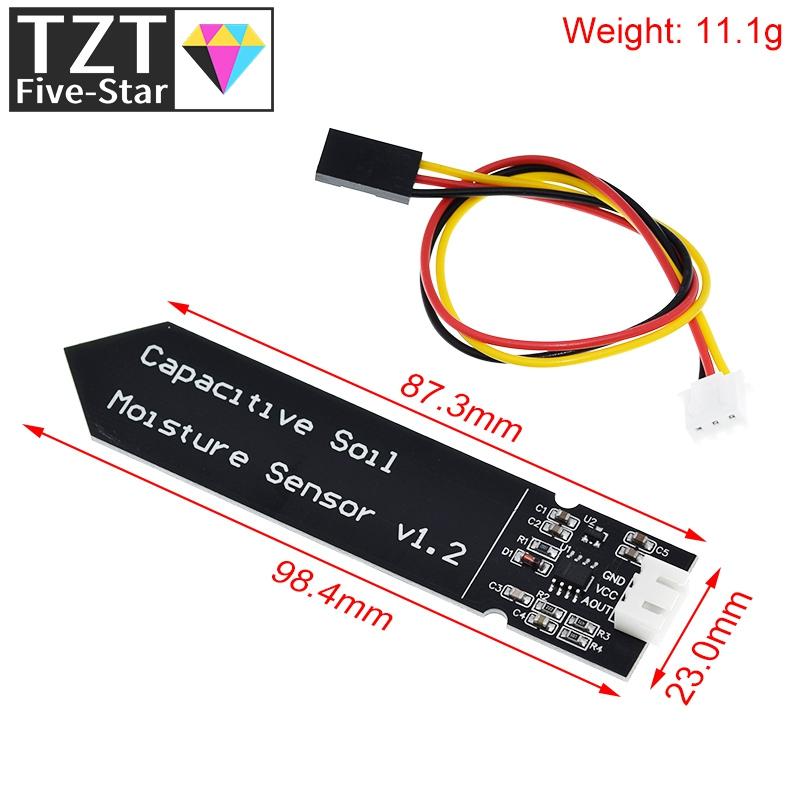 Capacitive soil moisture sensors Corrosion Resistant wide voltage wire for arduino Analog Capacitive Soil Moisture Sensors V1.2 Replacement Sensors2