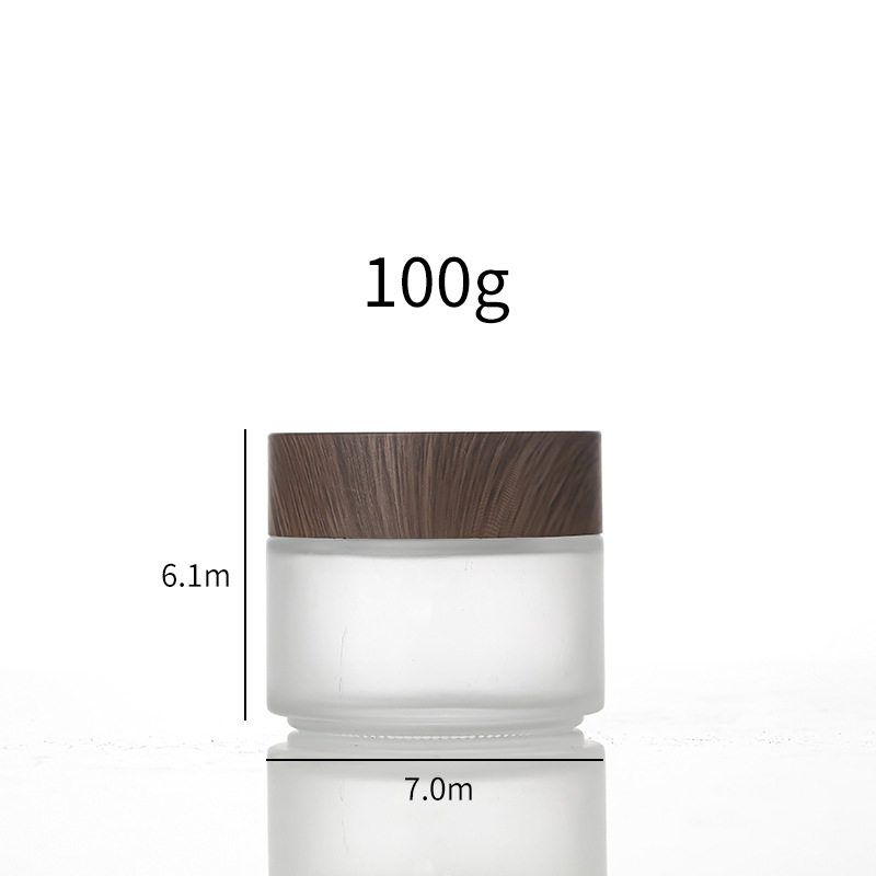 Frosted Wood Grain Cover Cream Bottle Cream Bottle Lotion Bottle Spray Bottle Storage Bottle Pump Bottle Storage Bottle Silk Screen Gilding