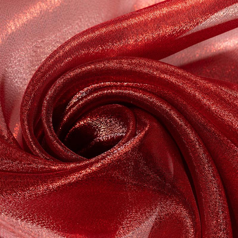 1M Laser Farbverlauf Organza Stoff Weicher Netz Organza Designerstoff Für DIY Kleid Bühne Bekleidung Hintergrund Shooting Cosplay