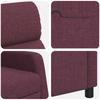 Massage Recliner Chair Purple Fabric