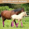 ABWR-4PCS Boots For Horses Set Of 4 Horse Leggings Leg Wraps Sport Training Professional Supplies