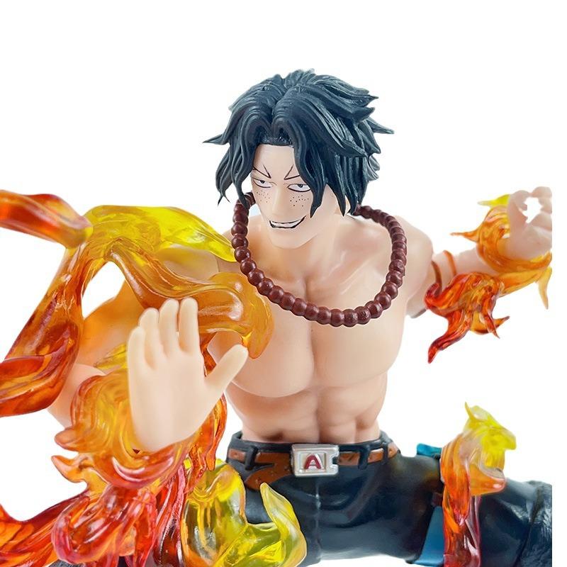 One Piece Anime Figures Ace Action Figures PVC Collection Model Doll Toy Kid Gift