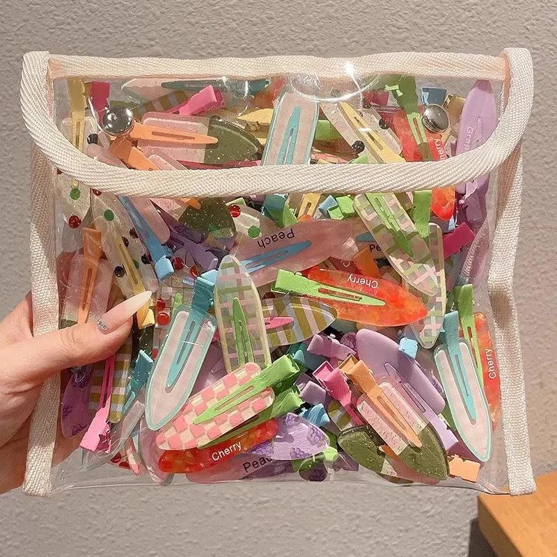 Süße & Niedliche Haarspange ohne Abdrücke: Damen Pony & Make-up Haarnadel.