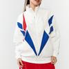 Reebok Color Block Stand Collar Sweatshirt Unisex Sweatshirt White REJU4EJ30OW
