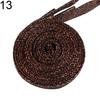 110cm Fashion Flat Glitter Colored Shoe Laces Canvas Sneaker Shoelaces String