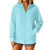 Womens Hoodies Fall Game Day Sweatshirts  Casual Long Sleeve Loose Coat Fall Hoodie Sweatshirt