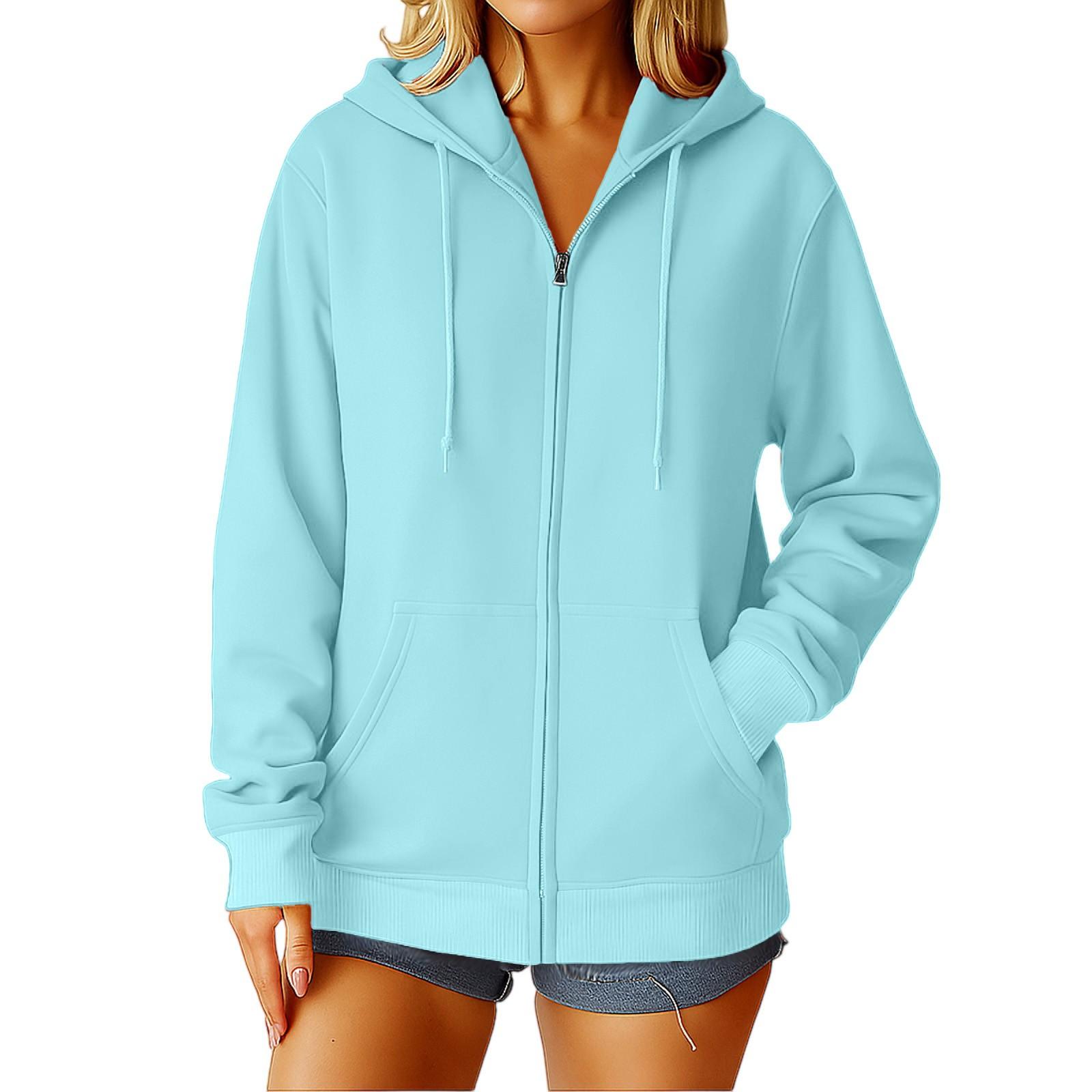 

Womens Hoodies Fall Game Day Sweatshirts Casual Long Sleeve Loose Coat Fall Hoodie Sweatshirt S