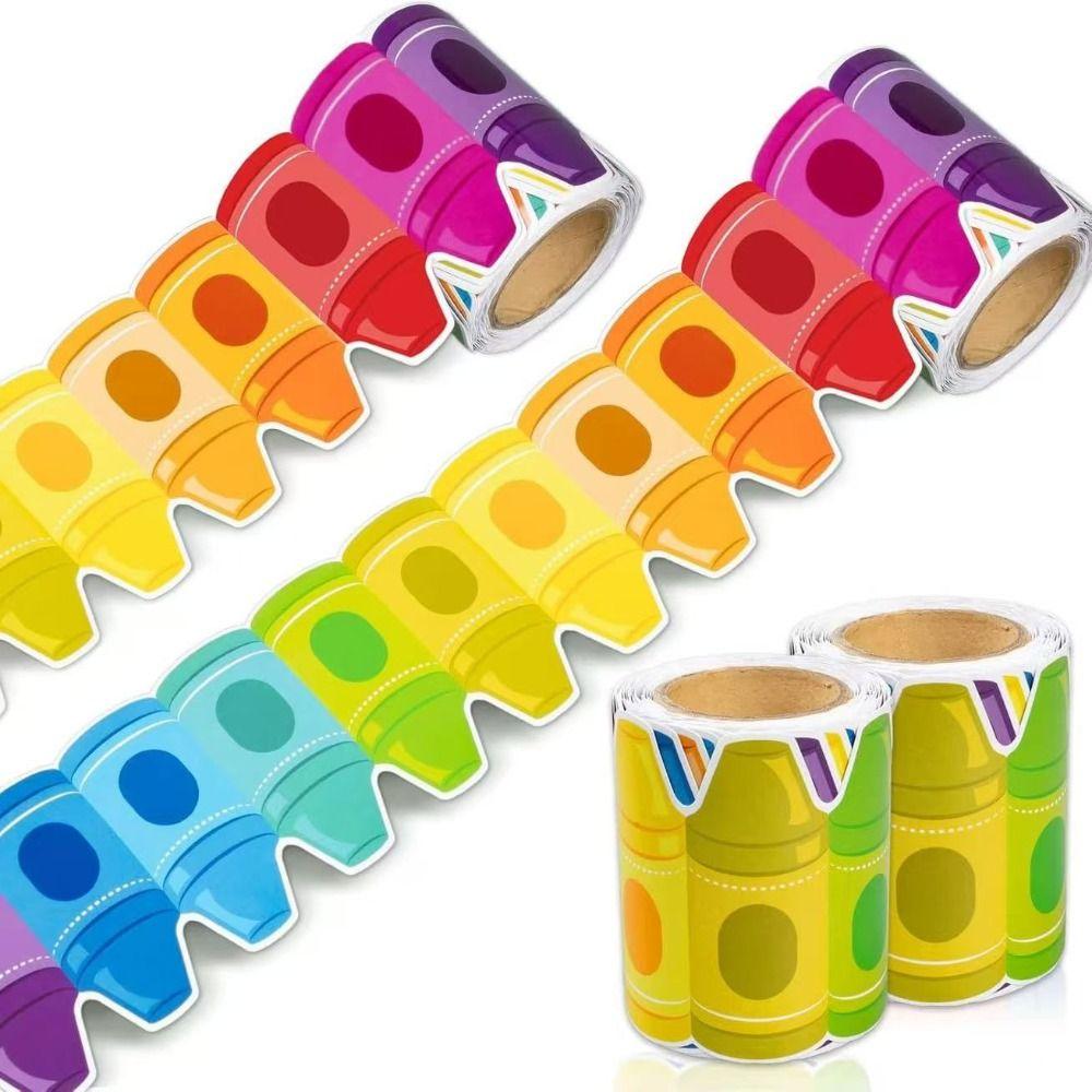 Waterproof Border Trim 3D Visual Effects Noticeboard Trim Lifelike Pencil Pattern Border Party