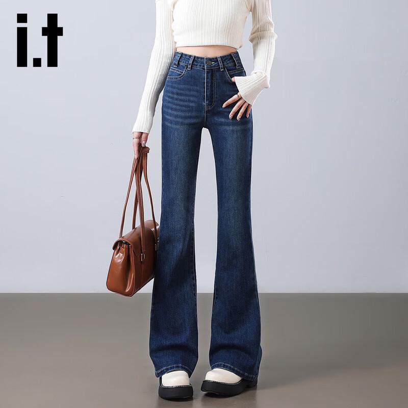 

Izzue IT Women s Flared Denim Jeans S
