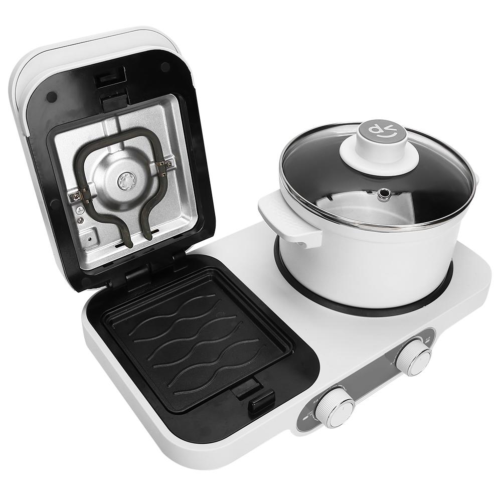 Blue Sandwich Breakfast Making Machine Multifunctional Waffle Maker