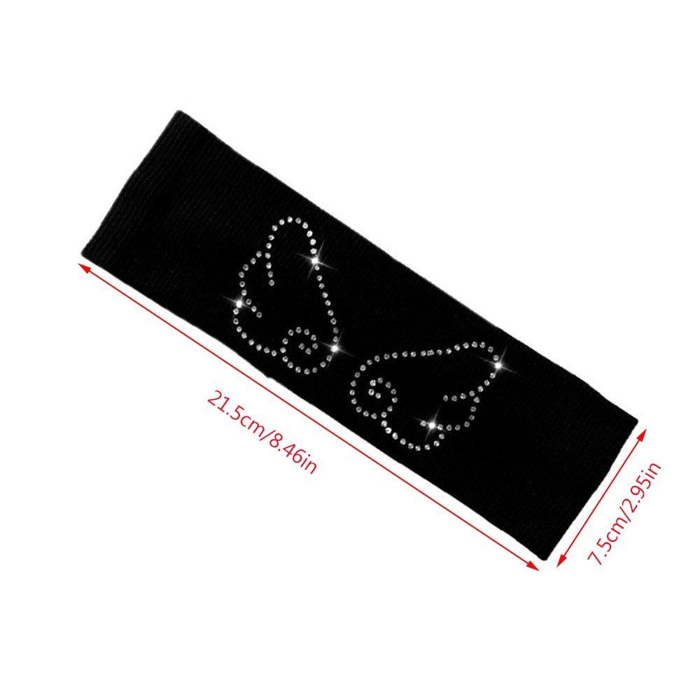 Angel Wings Hair Strap Elastic Yoga headband Casual Knitted Headband  for Women
