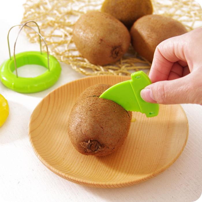 Kiwi Cutter Kitchen Detachable Creative Fruit Peeler Salad Cooking Tools Lemon Peeling Gadgets Kitchen Gadgets and Accessories