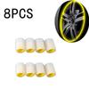 4-20PCS Luminous Car Tire Valve Cap Fluorescent Night Glowing Decor Motorcycle Bike Wheel Nozzle Dustproof Tyre Valve Stem Caps Stem Caps1