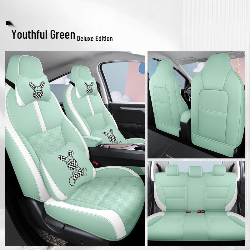 DJGY Sports Leather Seat Cover for Sihao Fairy E10X - All-Season Car Cushion
