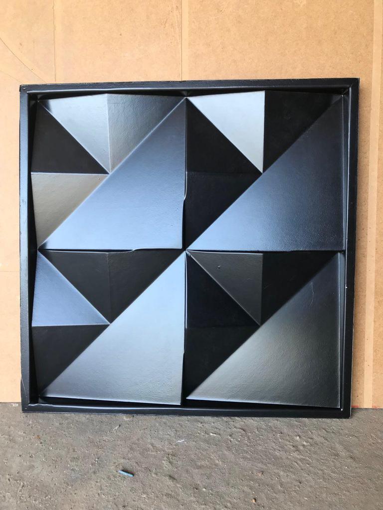 Plastic mold for the manufacture of 3d panel "Marshmalloy"(3D mold for decorative wall panels for gypsum and concrete) Wall decor.