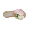 Summer Women's Flower Comfortable Flat Bottom One Word Cool Slippers