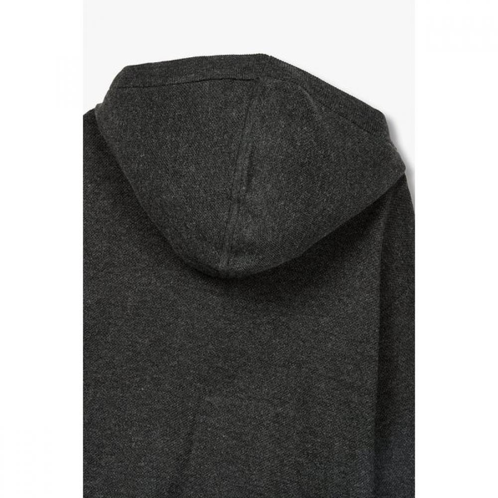 Studio Tomboy Button Up Hooded Cardigan 9176451983