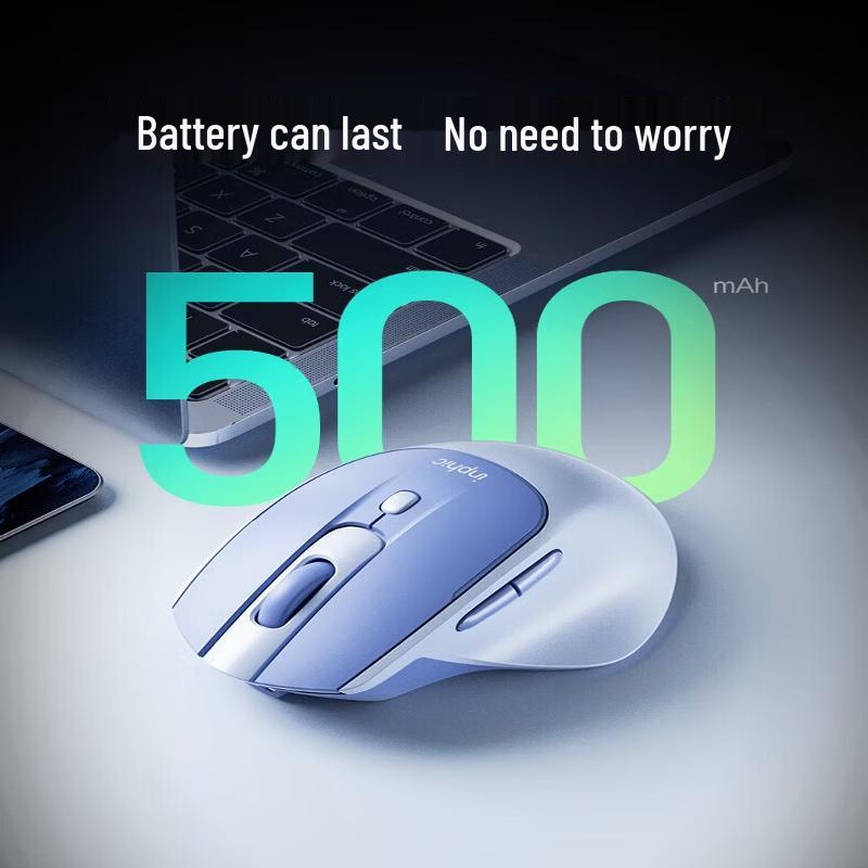 INPHIC M2 Rechargeable Silent Wireless Ergonomic Mouse