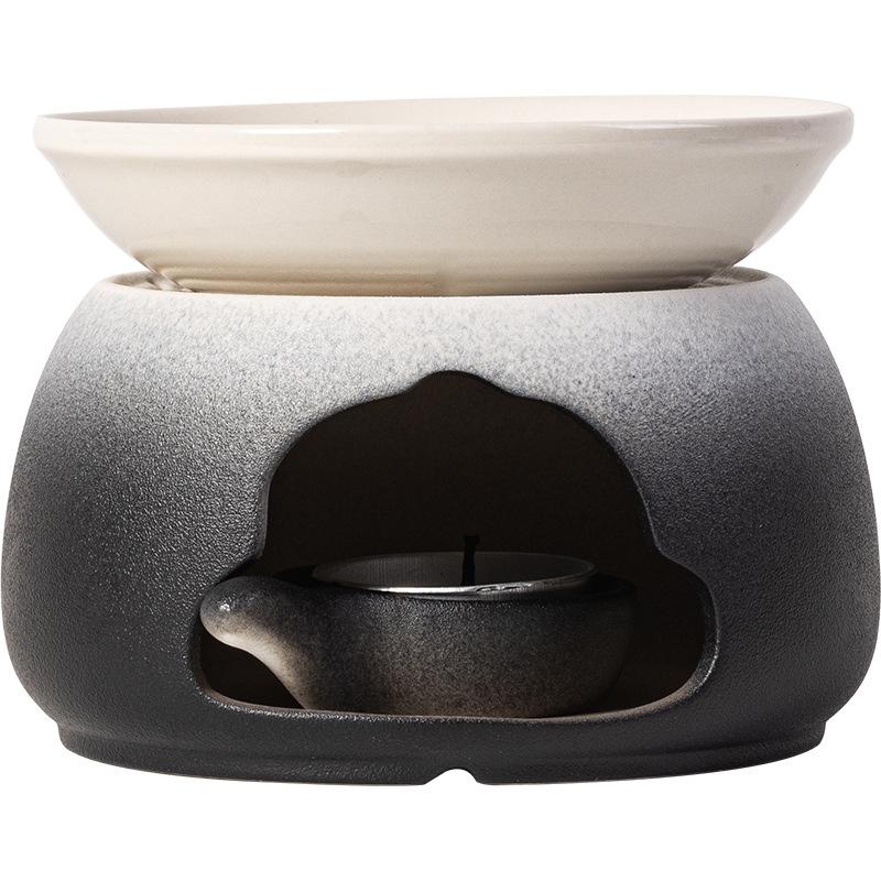 Japanese Ceramic Roasted Tea Stove Household Candle Heating Tea Warmer Waking Tea Perfumer Roasting Tea Warmer Side Pot Roasting
