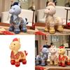 Year Of The Horse Zodiac Plush Toy With Pp Cotton Filling For Lunar New Year Celebration