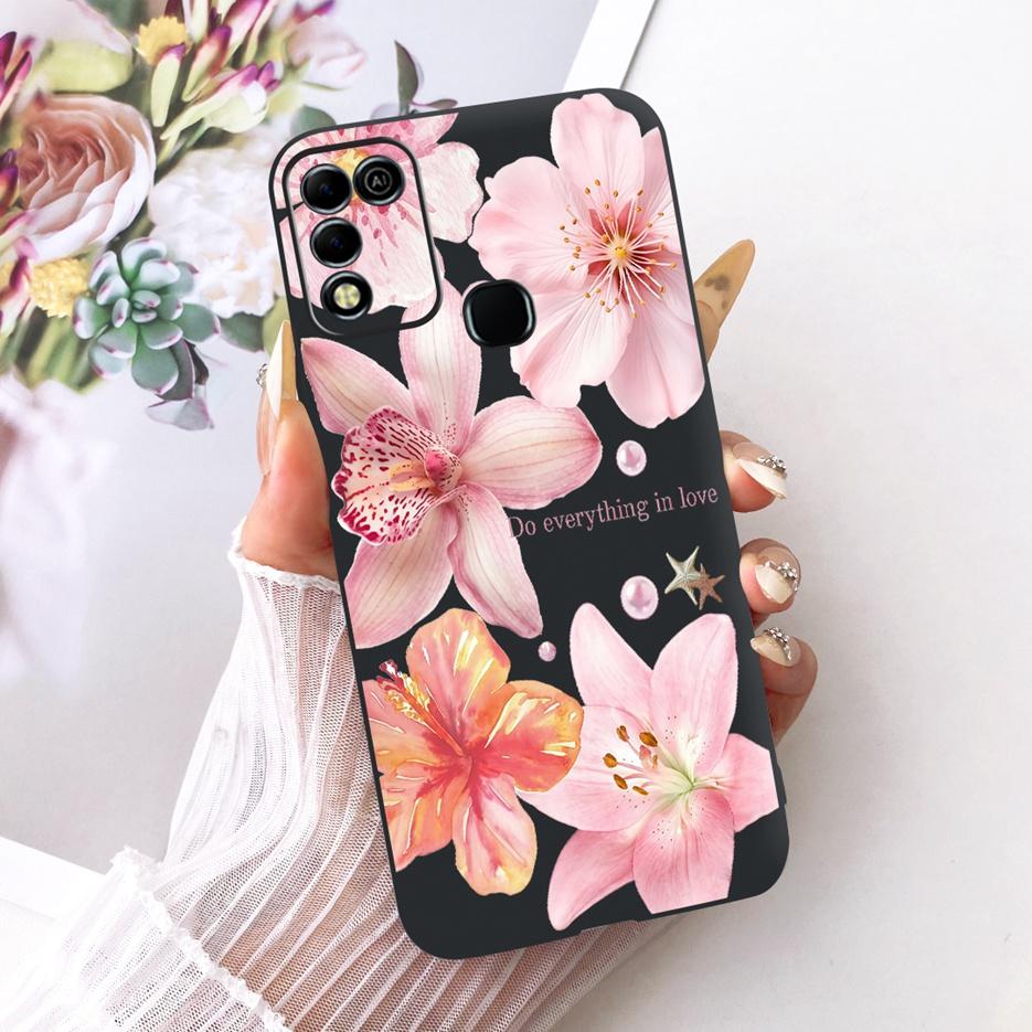 For Infinix Hot 11 Play Case Stylish Butterfly Tree Painted Cover Soft TPU Phone Case For Infinix Hot 10 Play X688C X688B Fundas