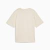 Puma Ess Centered Cat Logo Boxy Beige Girls' T-shirt 68513187 R 176