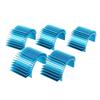 5Pcs Electric Engine Motor Heatsink Aluminium Alloy 36mm Motor Cooling Heat Sink for 540 550 Brushed Motor for 3650