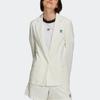 Adidas Originals Blazer Solid Color Casual Suit Jacket Women Jackets Han-Jade-White H56445